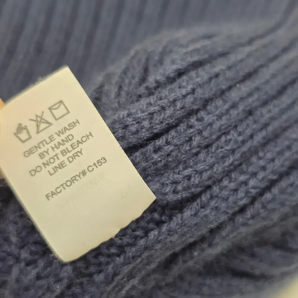 Adidas Originals Knit Beanie Navy OSFA + The North Face Striped Youth Beanie Set
